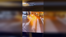 Tesla Cybertruck explodes outside Trump hotel (VIDEOS)